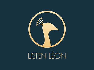 Listen Leon logo peacock