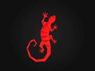 Little French Tech gecko logo origami