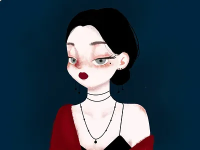 Girl beautiful girl colorful design girl illustration image personnal