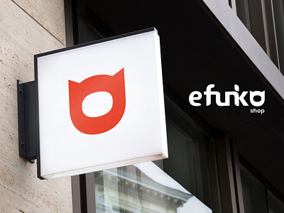 Efunko Shop (Old designs list) art corporate identity design design art face face logo logo logotype orange presentation self promotion shop