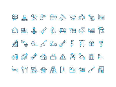 50 Construction Icon Set Free Download building construction icon industry