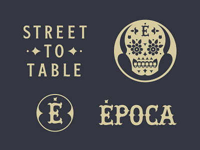 Época Brand Elements brand design branding epoca identity identity design logo logo design monogram restaurant