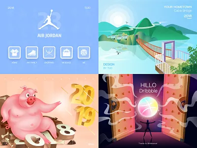 2018 图标 插图 设计