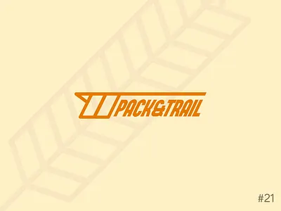 21/50 Daily Logo Challenge | Granola Bar - Pack & Trail affinity brand branding dailylogochallange design geometric icon logo orange vector