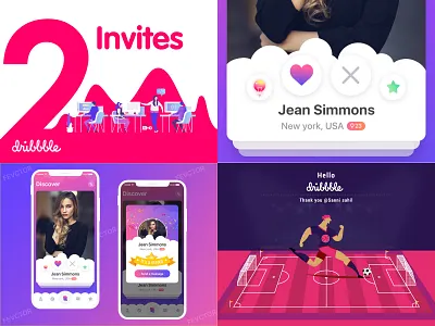 Top 4 Shots -Dribbble Review 2018 2018 trends 2019 dribbble invitaion love shots top ui