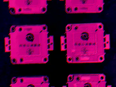 20190120 duotone electronics glitch led