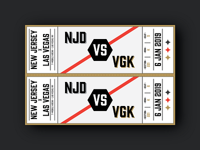 Vegas Golden Knight: White Tickets