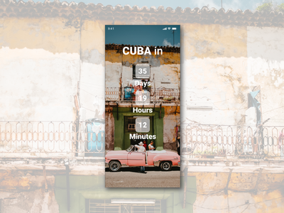 On the way to Cuba :D adobexd appdesign cuba dailyui design designinspiration graphic graphic design mobiledesign travel ui uidesign uiinspiration