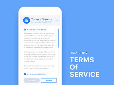 #089-Terms Of Service 089 dailui daily daily 100 daily 100 challenge daily challange dailyui day89 terms of service ui 100 ui100 ui100days