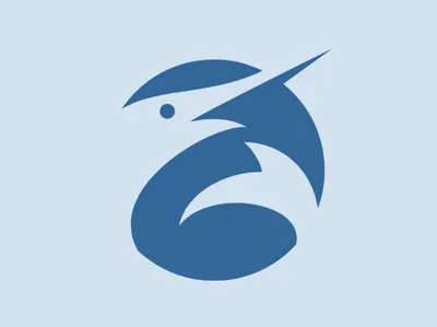 Swordfish Icon animal blue branding creative design fish graphic icon illustration illustrator logo logo mark newglue swordfish vector