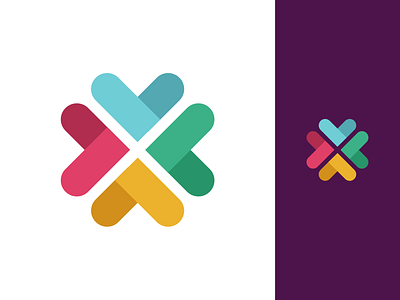 Slack New Logo Rebranding, take #2 bold strong clean brand identity branding re branding chat app contrast standout logotype mark symbol new fresh rebrand refresh redesign work collaboration tool