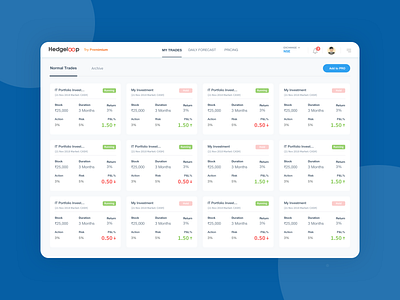 My Trades branding design dribbble enterprise shot ui ux web website