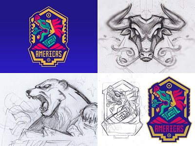 Highlights from 2018 animal badge branding bull design drawing esport esport mascot gaming illustration logo mascot mascot logo medieval sketch sports sports logo sportslogo twitch vector