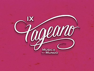 Logotype for a music event hand lettering lettering lettering daily logo logo design logotype music typography