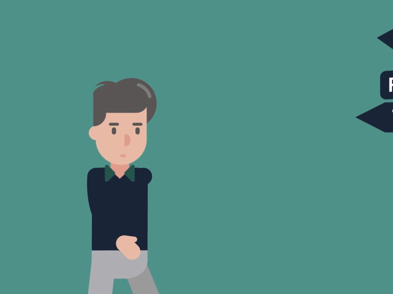 Walking cycle 2d animation boy character character animation illustration motion graphics vector walking cycle way