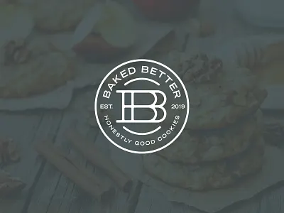 Baked Better - Secondary Mark badge baked bakery better branding columbus cookies logo ohio