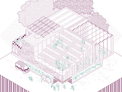 Lab Open Day architecture architecture design architecture visualization axonometric branding city colourful concept design doodle drawing flat graphic illustration illustrator inspiration isometric landscape urban vector