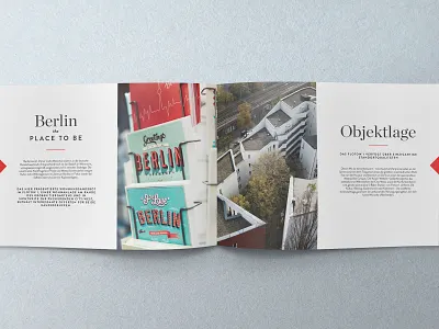 Flotow Brochure concept booklet branding brochure design design concept developement modern brochure real estate typography