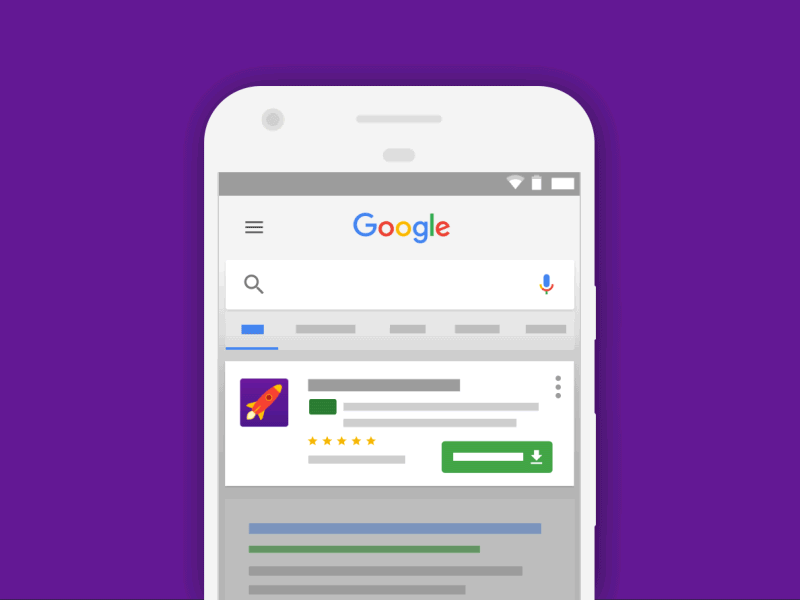 Pew! Pew! Pew! display ad google ads illustration motion purple rocket