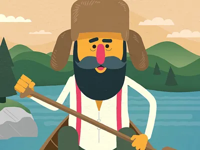 Mainer character animation explainer hillbilly illustration maine muppet