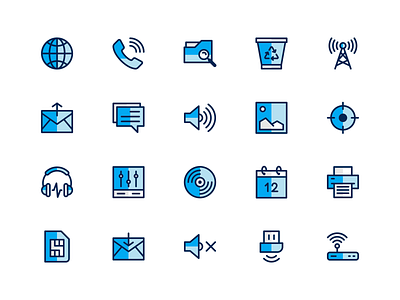 Mobile Icon Set design elegant icon icon design icon set mobile icon modern sophisticated technology
