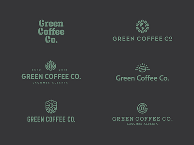 Green Coffee Co. Concepts beans canada coffee globe green leaf leaves unroasted world