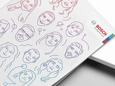 BOSCH magazine cover bosch magazine cover portrait team