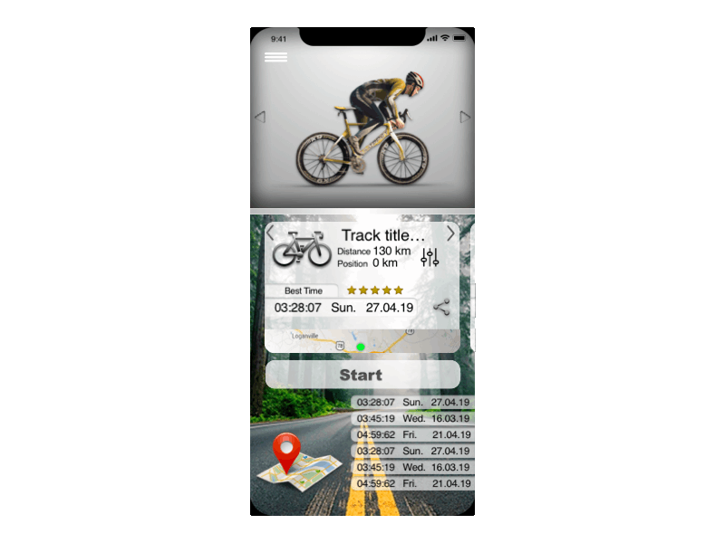 Xsports вектор дизайн приложение