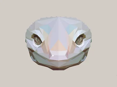Low poly gecko animal eyes gecko geometric graphic head illustration image isolated lines low low poly object pastel polygon pow poly rectangle smile style symbol
