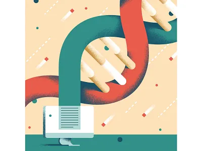 Genetic Engineering daniele simonelli dna dsgn editorial illustration genetic illustration science science illustration