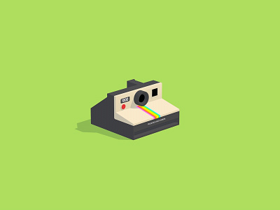 Polaroid 3d 3d art 3d artist animation c4d camera cinema 4d design illustration low poly low poly art photography polaroid render