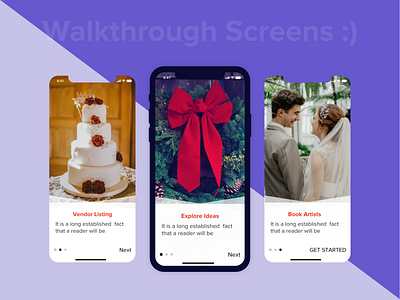 Walkthrough Screens adobe xd design ios ui walkthroughs