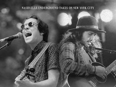 Nashville Underground Rockwood Music Hall Poster advertisement branding design graphic design jordan depaul nashville underground new york city rockwood music hall show flyer show poster tour poster zeke duhon