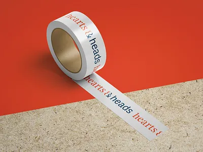Hearts and Heads branding brand branding designthinking smart tape witty