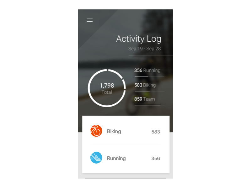 Activity Concept вектор дизайн приложение