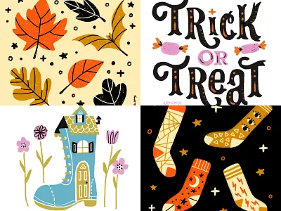 2018 Shots dribbble best shots halloween handlettering illustration october