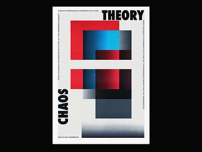 Chaos theory abstract contemporary illustrator minimal poster vector