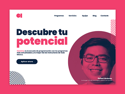 Cerouno Landing Page landing page ui