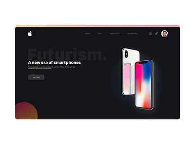 Apple Dark UI Theme adobe xd apple apple design branding design drafted graphic illustration tutorial