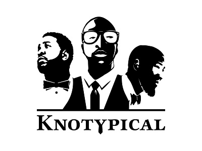 Knotypical branding design illustration logo