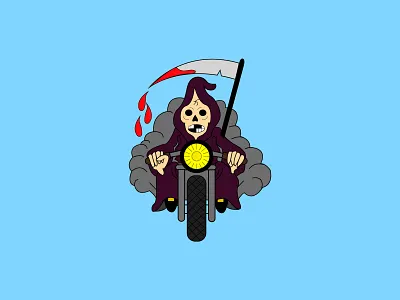 Death Riding design illustration illustrator monster vector