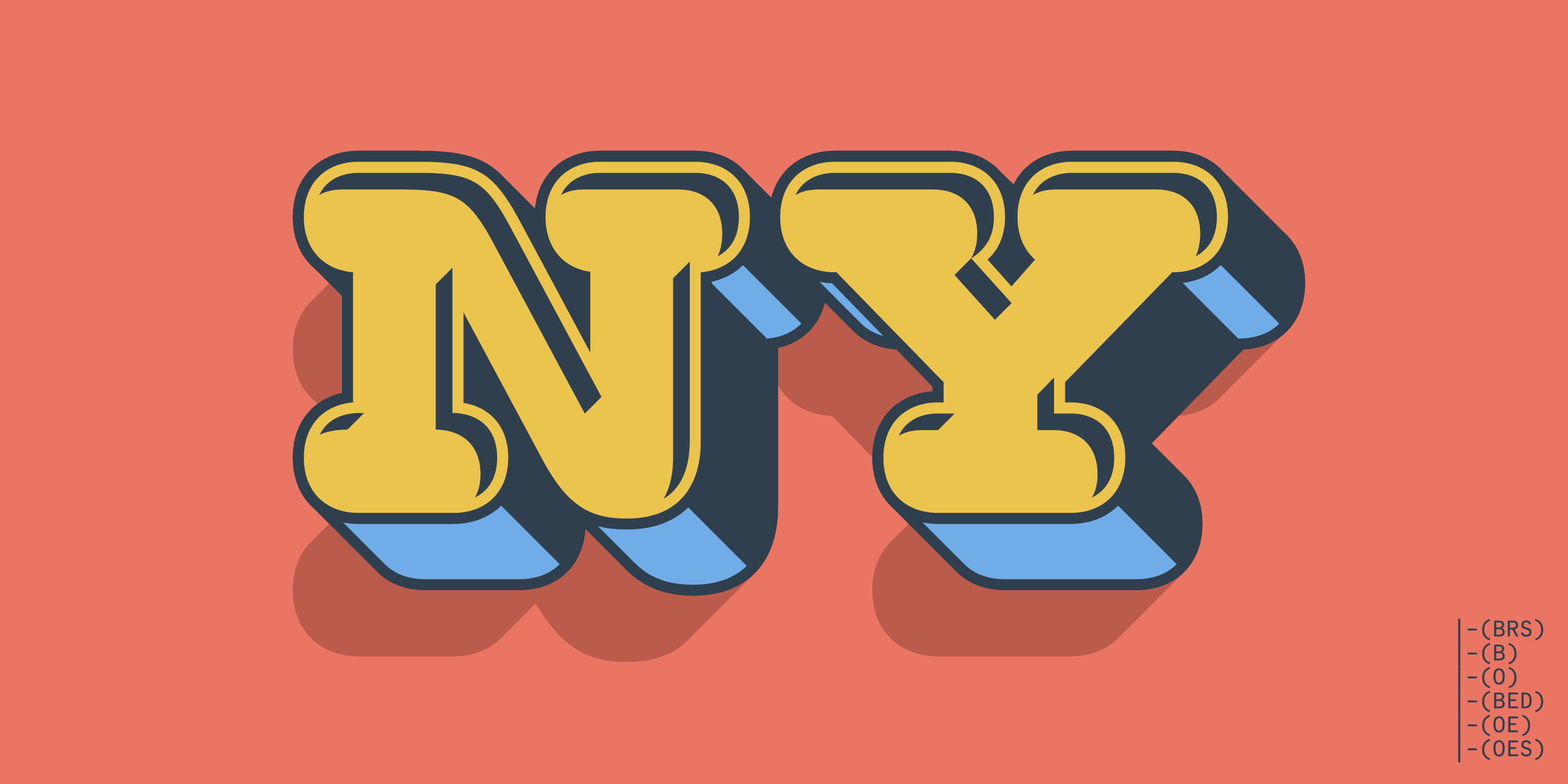 Dr Slab 3d color font font design layered logo type design typeface ui