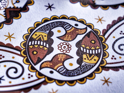 Tattoos fish motif artist folkart illustration