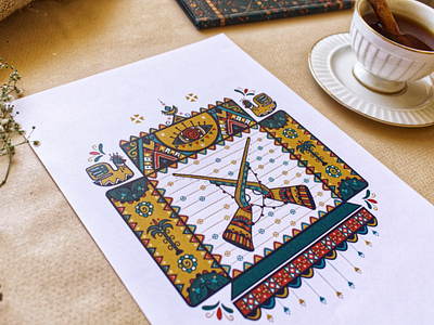 Elaragoz "folkloric tales" art artwork egyptian folkloric