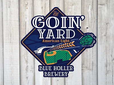 Goin' Yard Ball Park Beer american baseball beer blue holler bowling green brewery hops hot rods kentucky