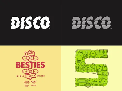 2018 Top 4 art direction baseball basketball besties black and white branding dimensions disco football line drawing logo on air rugby self identity soccer sports stroked tennis top 4 tshirt