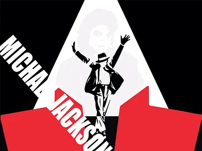 Michael Jackson，1958-8-29——2009-6-25 设计，ui，插画，明星