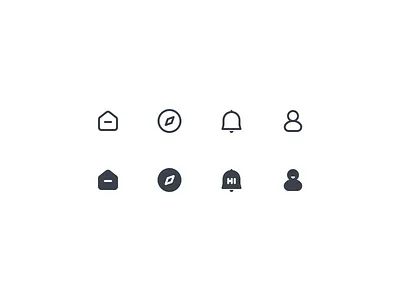 Icon ui，2d ui，illustrator，icon，portrait
