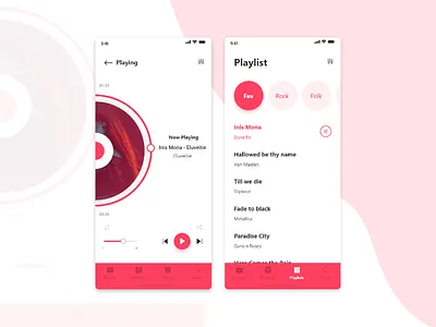 Music App Redesign. apps music ui ux