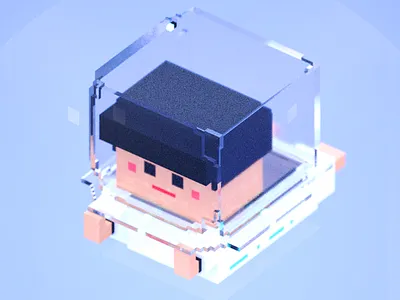 space 3d gold rose，magicavoxel